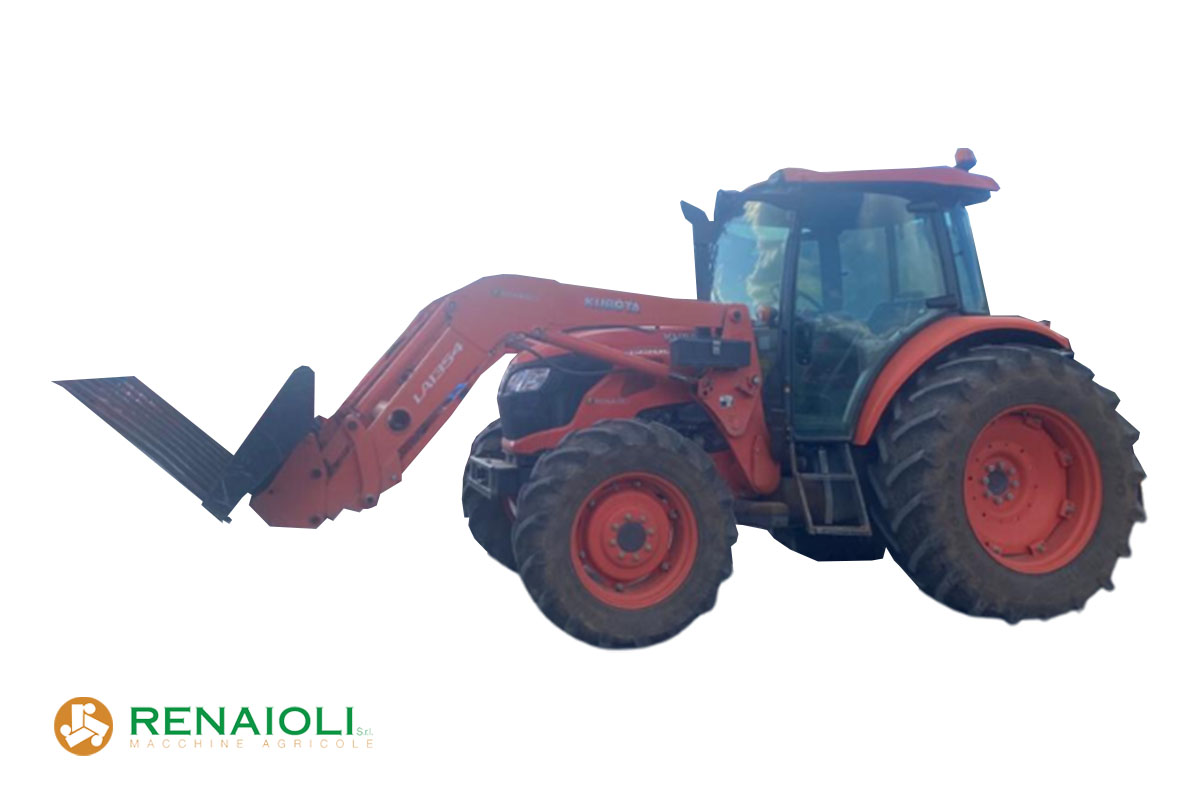 TRATTORE GOMMATO 113 CV M 9960 DTHQ KUBOTA + CARICATORE FRONTALE LA 1354 KUBOTA (DW10138) 3 TRATTORE GOMMATO 113 CV M 9960 DTHQ KUBOTA + CARICATORE FRONTALE LA 1354 KUBOTA (DW10138) - immagine 3