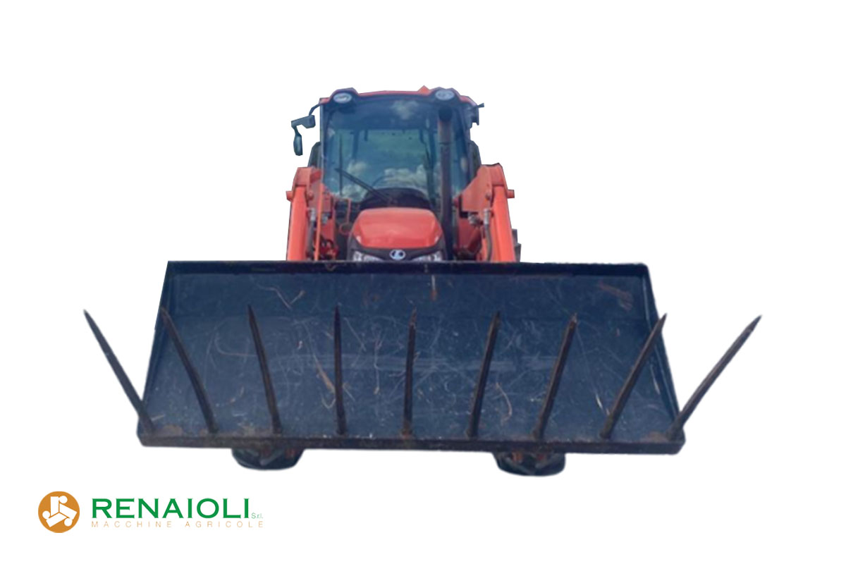 TRATTORE GOMMATO 113 CV M 9960 DTHQ KUBOTA + CARICATORE FRONTALE LA 1354 KUBOTA (DW10138) 4 TRATTORE GOMMATO 113 CV M 9960 DTHQ KUBOTA + CARICATORE FRONTALE LA 1354 KUBOTA (DW10138) - immagine 4
