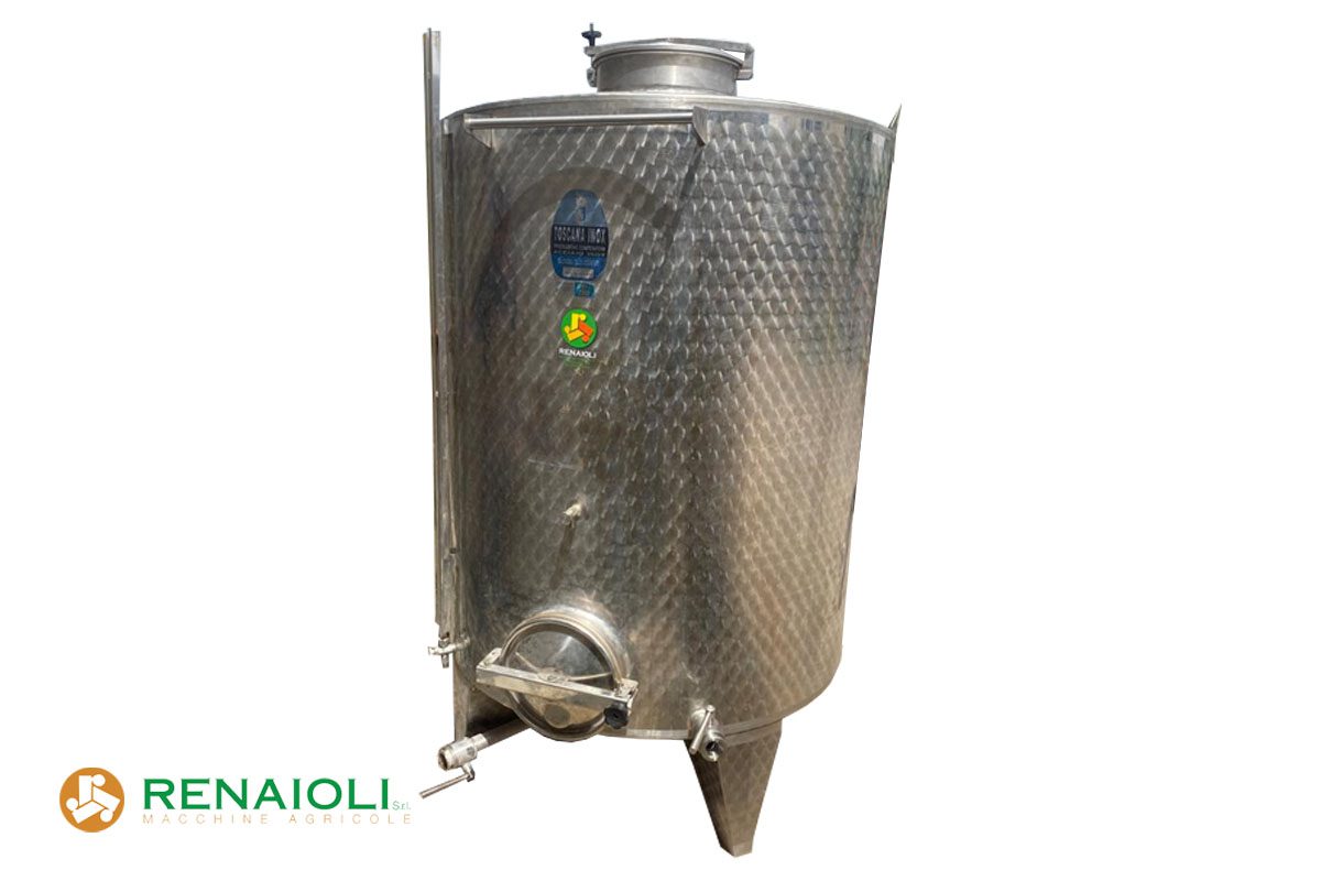 BOTTE INOX 2000 LT TIPO VIBO B TOSCANA INOX (SG1284) 1 BOTTE INOX 2000 LT TIPO VIBO B TOSCANA INOX (SG1284)