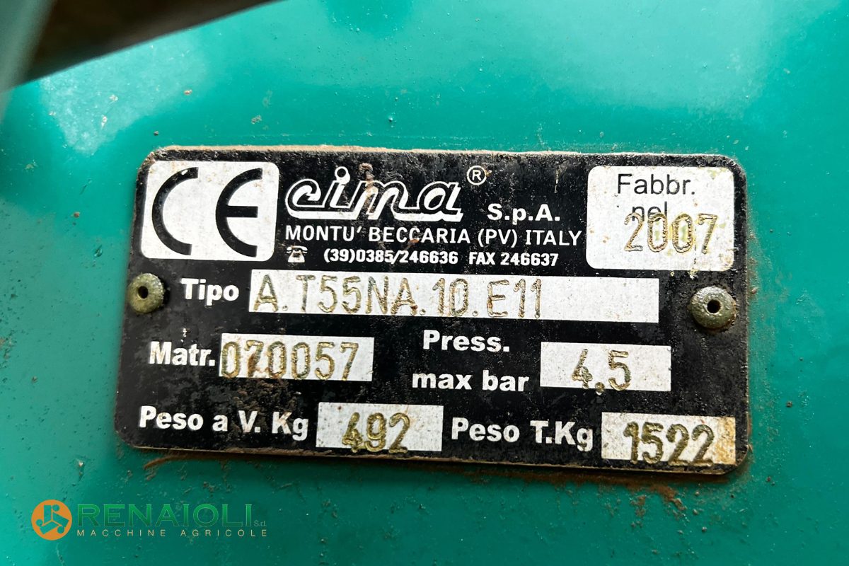 NEBULIZZATORE TRAINATO BLITZ 55 AG LT 1000 CIMA (FF3251) 8 NEBULIZZATORE TRAINATO BLITZ 55 AG LT 1000 CIMA (FF3251) - immagine 8