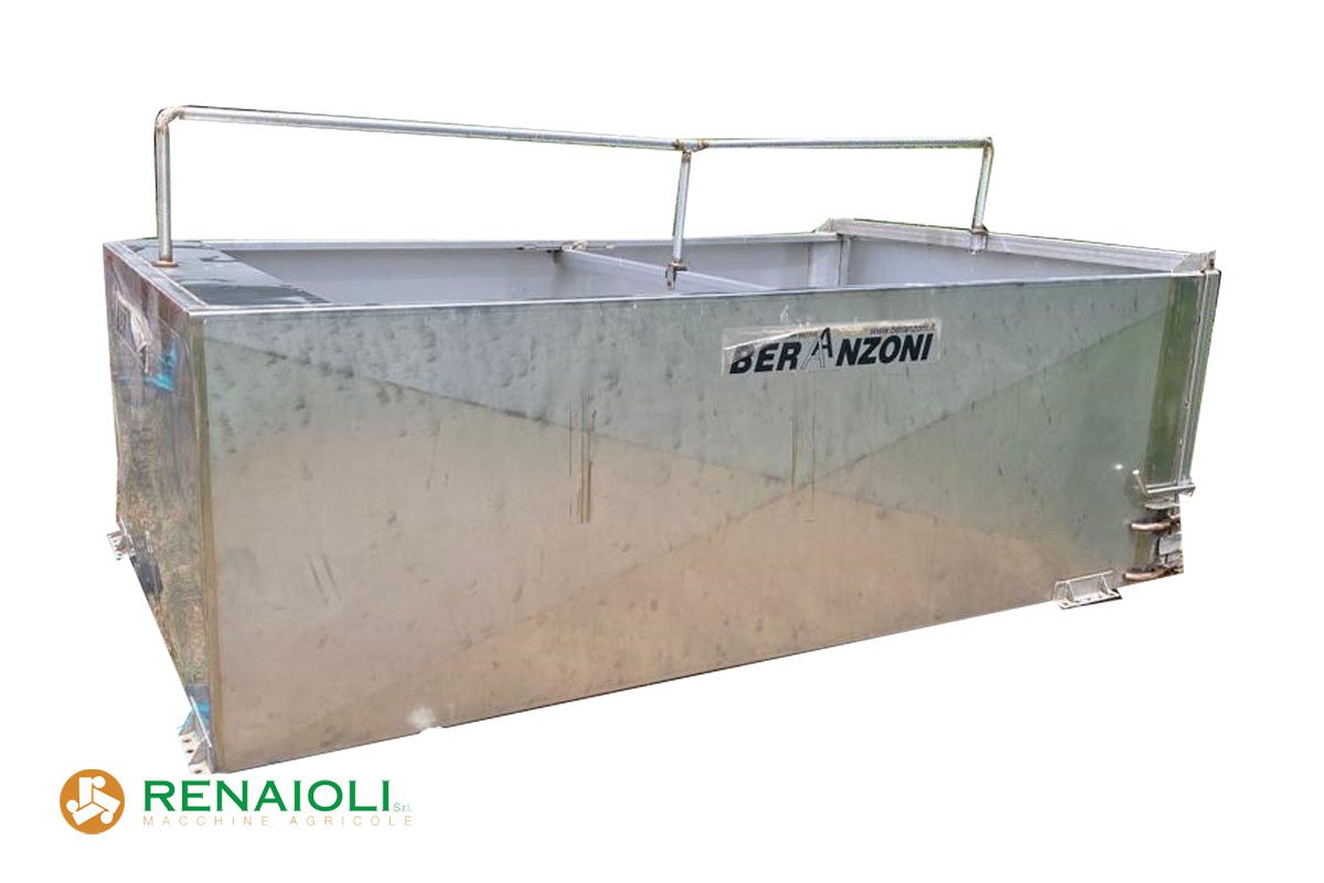 CASSONE IN ACCIAIO INOX 310X180X100 CM BERANZONI (SR566) 3 CASSONE IN ACCIAIO INOX 310X180X100 CM BERANZONI (SR566) - immagine 3
