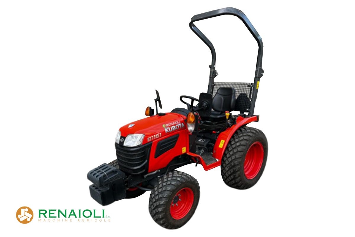 TRATTORE GOMMATO 16 CV TIPO B1161 KUBOTA (GG2955) 1 TRATTORE GOMMATO 16 CV TIPO B1161 KUBOTA (GG2955)