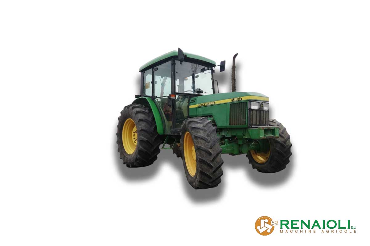 TRATTORE GOMMATO 5500 JOHN DEERE (TR9657) 1 TRATTORE GOMMATO 5500 JOHN DEERE (TR9657)