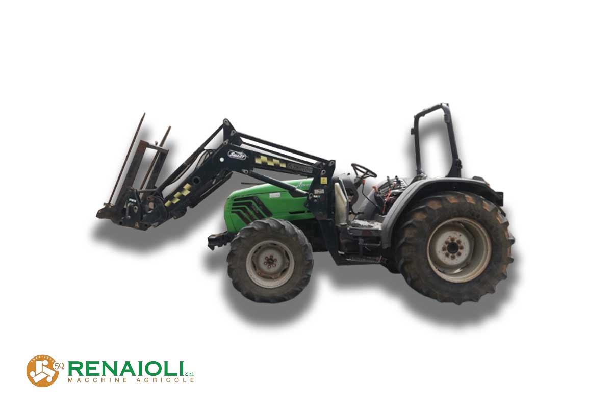 TRATTORE GOMMATO AGROPLUS 77 DEUTZ FAHR+CARICATORE FRONTALE ANGELONI (SD9697) 3 TRATTORE GOMMATO AGROPLUS 77 DEUTZ FAHR+CARICATORE FRONTALE ANGELONI (SD9697) - immagine 3
