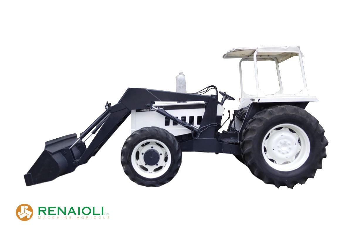 TRATTORE GOMMATO 67 CV TIPO 654 DT + CARICATORE FRONTALE LAMBORGHINI (IP9974) 3 TRATTORE GOMMATO 67 CV TIPO 654 DT + CARICATORE FRONTALE LAMBORGHINI (IP9974) - immagine 3