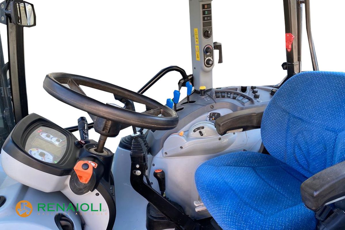 TRATTORE GOMMATO T 5 115 NEW HOLLAND + CARICATORE FRONTALE SIGMA 4 (SS977) 5 TRATTORE GOMMATO T 5 115 NEW HOLLAND + CARICATORE FRONTALE SIGMA 4 (SS977) - immagine 5