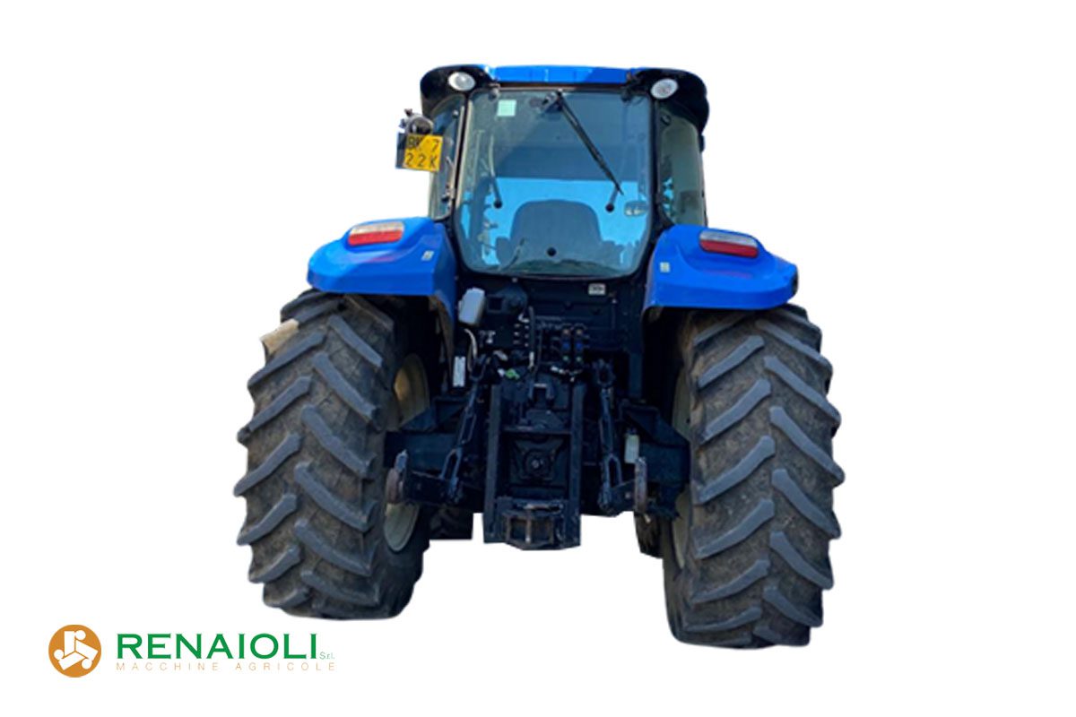 TRATTORE GOMMATO T 5 115 NEW HOLLAND + CARICATORE FRONTALE SIGMA 4 (SS977) 4 TRATTORE GOMMATO T 5 115 NEW HOLLAND + CARICATORE FRONTALE SIGMA 4 (SS977) - immagine 4
