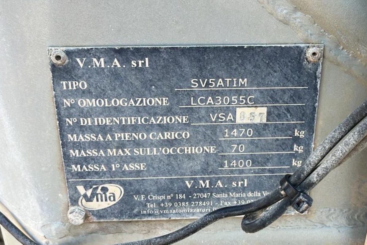 NEBULIZZATORE SNODATO SV5 ATIM LT 1000 VMA (CAC11268) 8 NEBULIZZATORE SNODATO SV5 ATIM LT 1000 VMA (CAC11268) - immagine 8