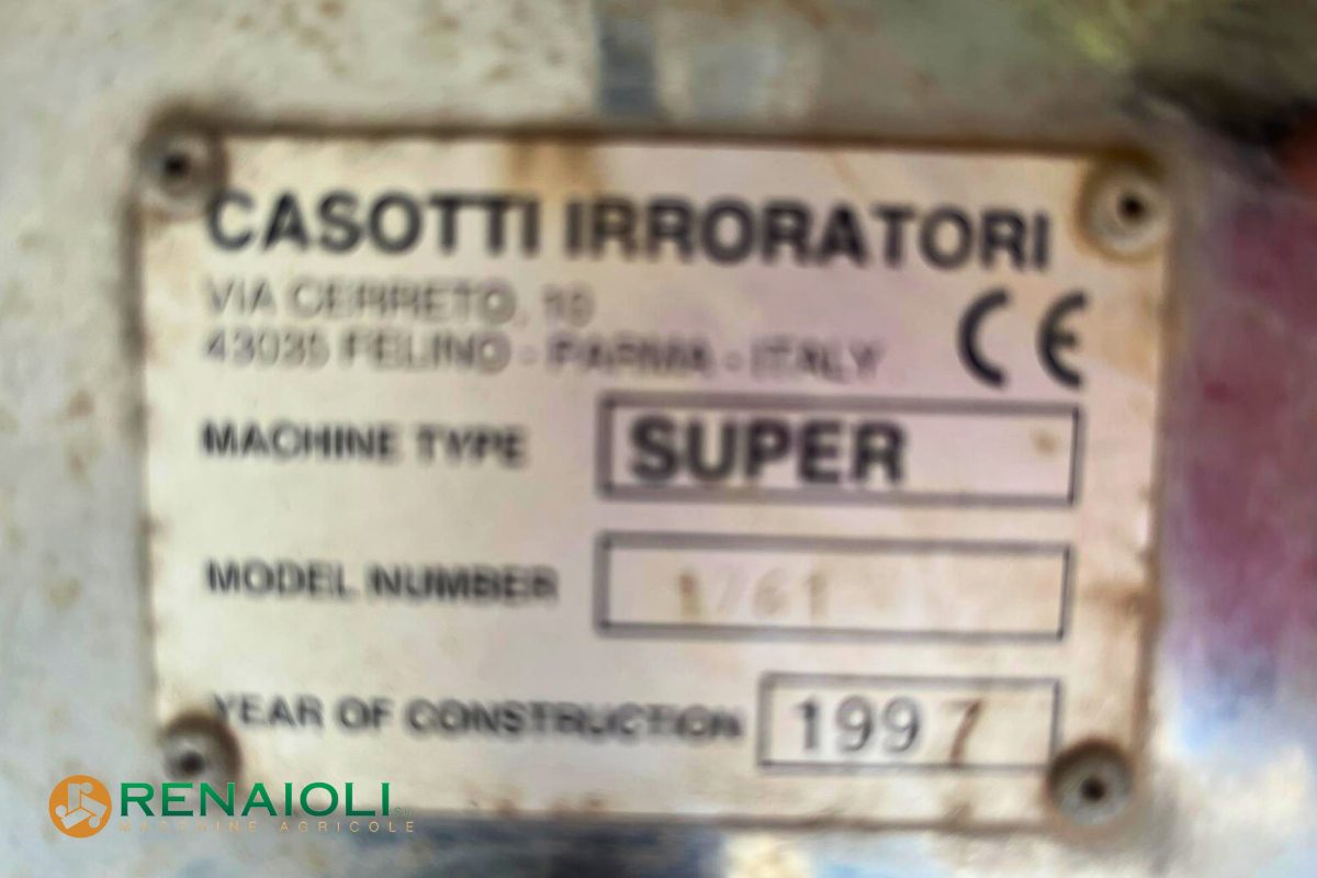 IRRORATORE SUPERGET CON TUBAZIONI CASOTTI (SF318) 3 IRRORATORE SUPERGET CON TUBAZIONI CASOTTI (SF318) - immagine 3