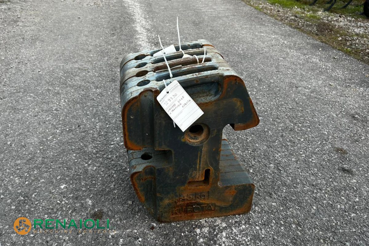 ZAVORRE 5X45 KG X TRATTORE KUBOTA (TC9330) 4 ZAVORRE 5X45 KG X TRATTORE KUBOTA (TC9330) - immagine 4