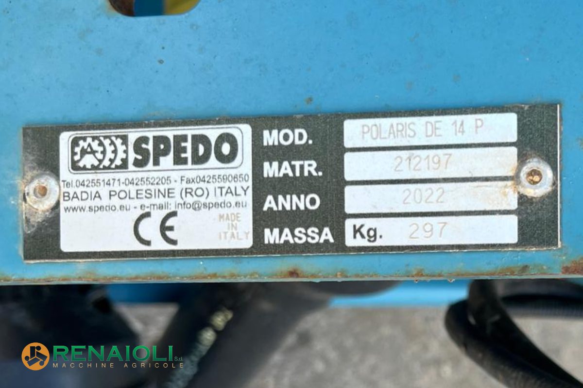 SCAVALLATORE POLARIS DE 14 (POSTERIORE) SPEDO (MF2838) 8 SCAVALLATORE POLARIS DE 14 (POSTERIORE) SPEDO (MF2838) - immagine 8